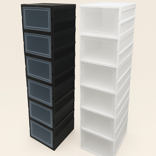 Zapatero plegable de 6 niveles