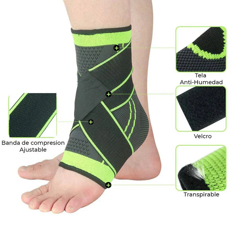Tobillera de compresion ajustable