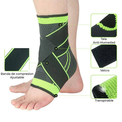 Tobillera de compresion ajustable